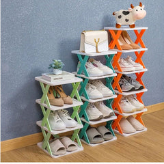 X-Shaped Shoe Rack