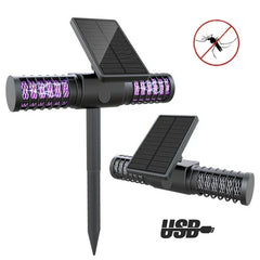 Solar Mosquito Killer Lamp Outdoor Ground Plug Mosquito Trap Lawn Lamp